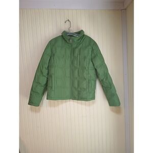 Izod PerformX Quilted Jacket Womens XL Long Sleeve Lined Full Zip Puffer